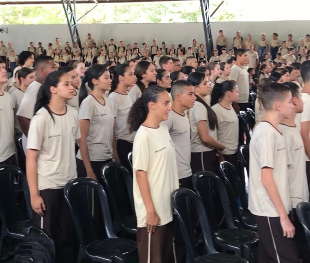 Colégio da Polícia Militar de Pires do Rio dá início ao ano letivo de 2025