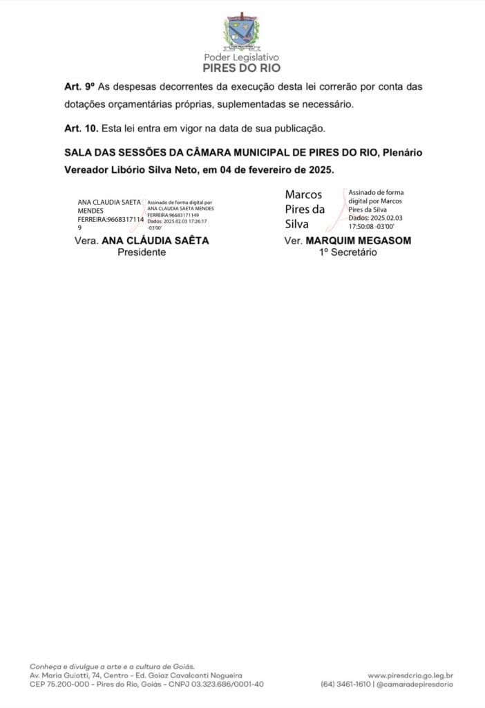 Câmara de Pires do Rio Apresenta Projeto de Lei para Concessão de Auxílio-Alimentação de R$ 1.900,00 3 img 0301 1